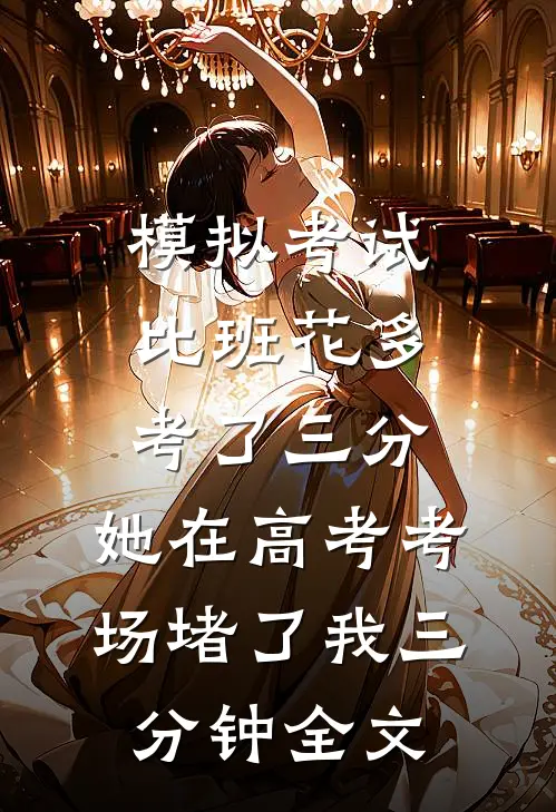 模拟考试比班花多考了三分，她在高考考场堵了我三分钟全文