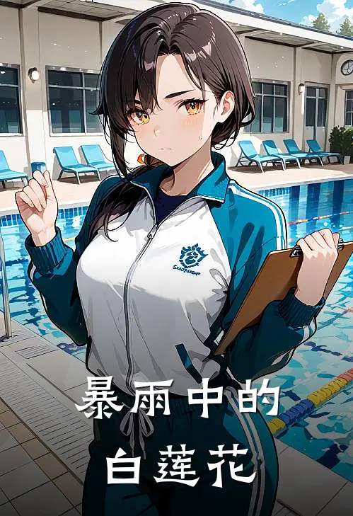 暴雨中的白莲花