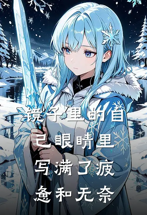 镜子里的自己眼睛里写满了疲惫和无奈