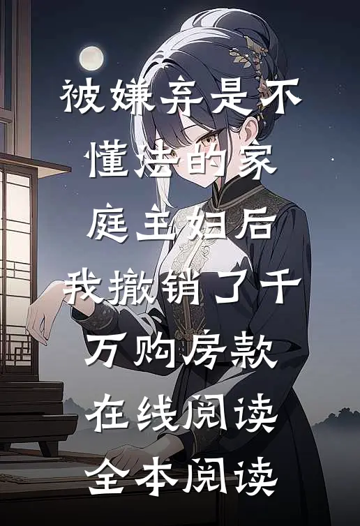 被嫌弃是不懂法的家庭主妇后，我撤销了千万购房款在线阅读全本阅读