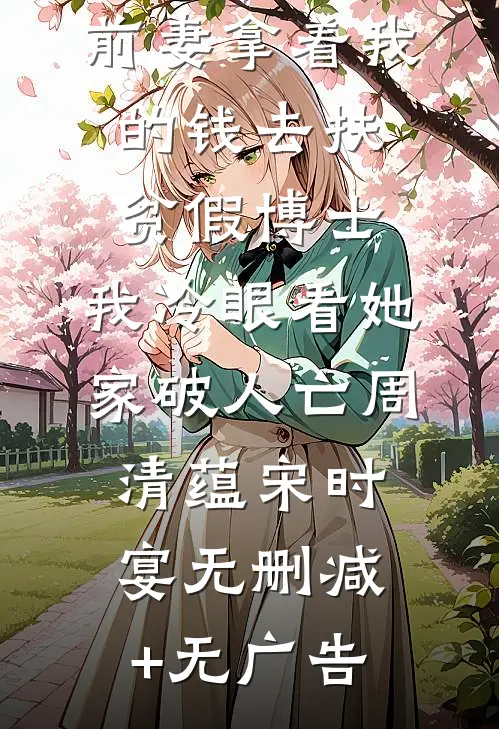前妻拿着我的钱去扶贫假博士，我冷眼看她家破人亡周清蕴宋时宴无删减+无广告