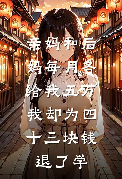 亲妈和后妈每月各给我五万，我却为四十三块钱退了学