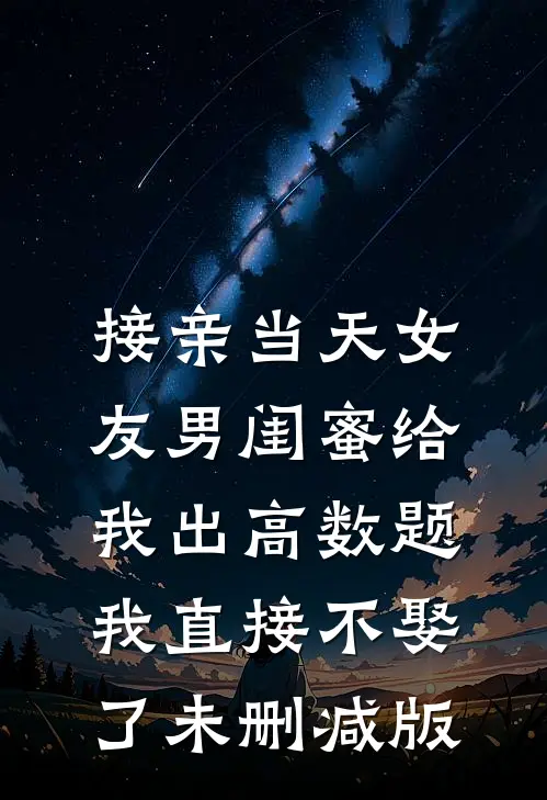 接亲当天女友男闺蜜给我出高数题，我直接不娶了未删减版