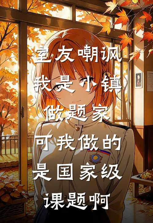 室友嘲讽我是小镇做题家，可我做的是国家级课题啊