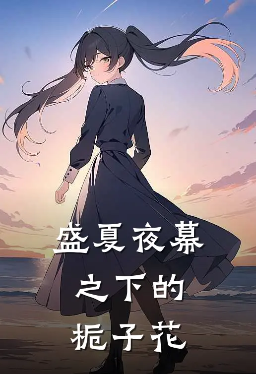 盛夏夜幕之下的栀子花