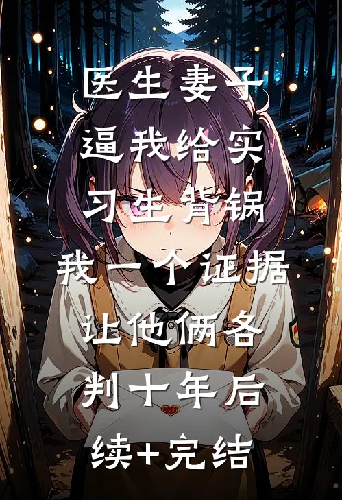 医生妻子逼我给实习生背锅，我一个证据让他俩各判十年后续+完结
