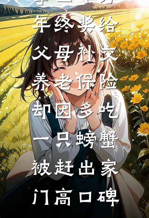 拿四十万年终奖给父母补交养老保险，却因多吃一只螃蟹被赶出家门高口碑
