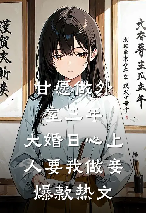 甘愿做外室三年，大婚日心上人要我做妾爆款热文