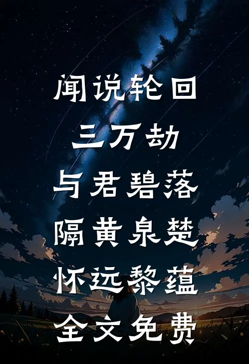 闻说轮回三万劫，与君碧落隔黄泉楚怀远黎蕴全文免费