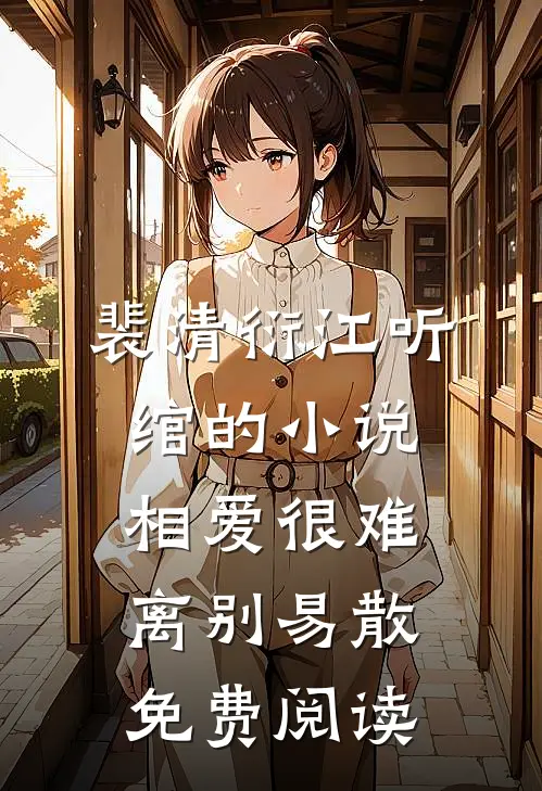裴清衍江听绾的小说相爱很难离别易散免费阅读