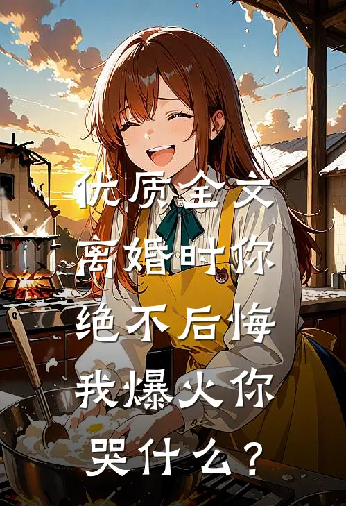 优质全文离婚时你绝不后悔，我爆火你哭什么？