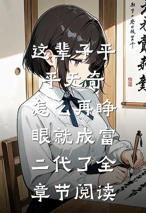 这辈子平平无奇，怎么再睁眼就成富二代了全章节阅读