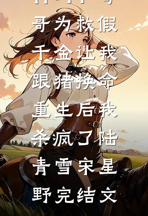 竹马和哥哥为救假千金让我跟猪换命，重生后我杀疯了陆青雪宋星野完结文