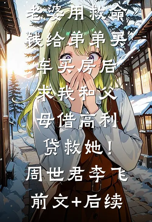 老婆用救命钱给弟弟买车买房后，求我和父母借高利贷救她！周世君李飞前文+后续