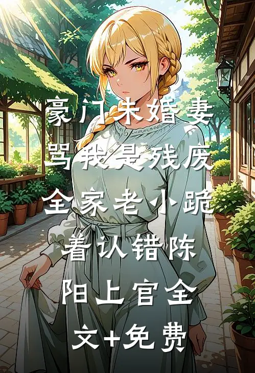 豪门未婚妻骂我是残废，全家老小跪着认错陈阳上官全文+免费
