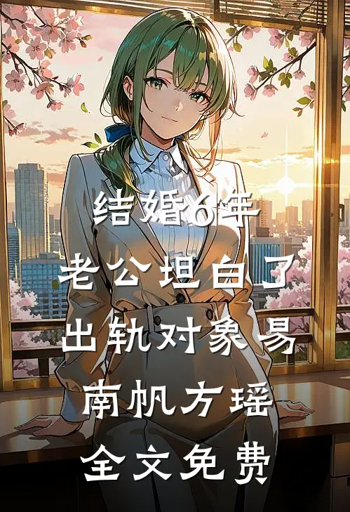 结婚6年，老公坦白了出轨对象易南帆方瑶全文免费
