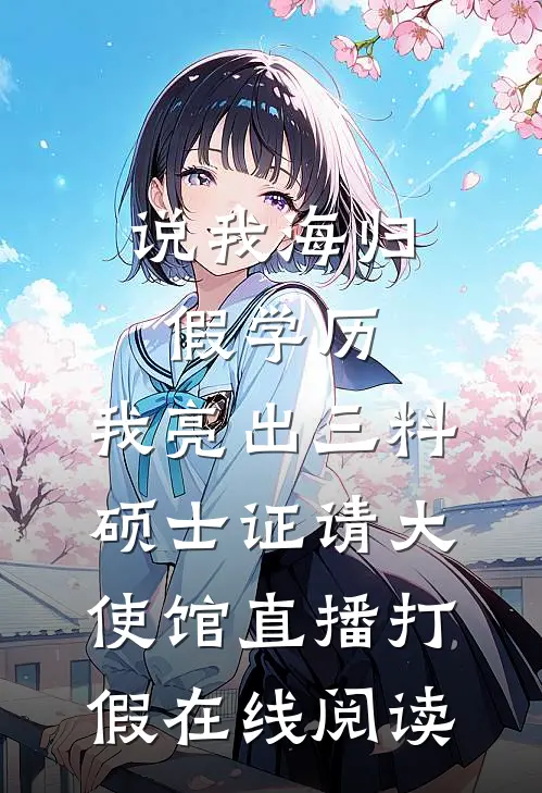 说我海归假学历，我亮出三料硕士证请大使馆直播打假在线阅读