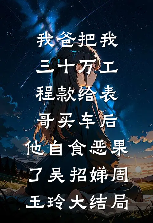 我爸把我三十万工程款给表哥买车后，他自食恶果了吴招娣周玉玲大结局