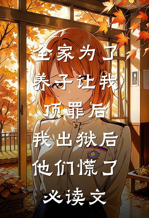 全家为了养子让我顶罪后，我出狱后他们慌了必读文