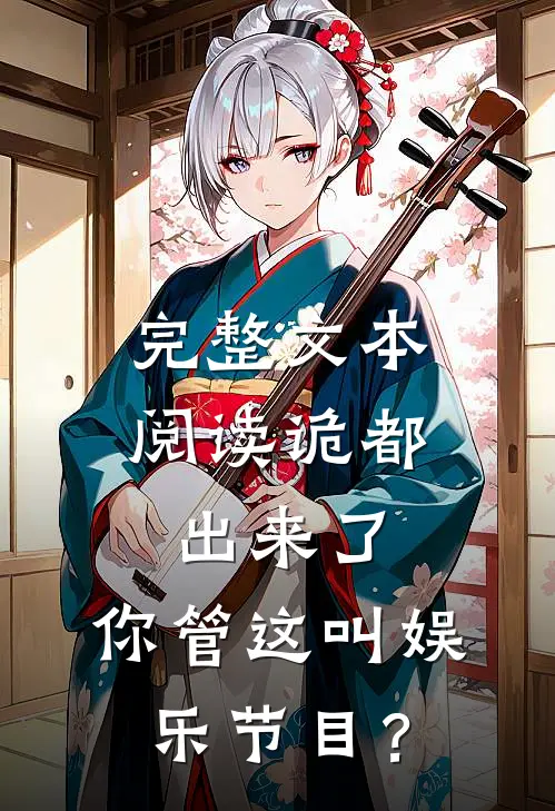 完整文本阅读诡都出来了，你管这叫娱乐节目？
