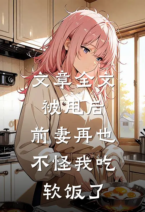 文章全文被甩后，前妻再也不怪我吃软饭了