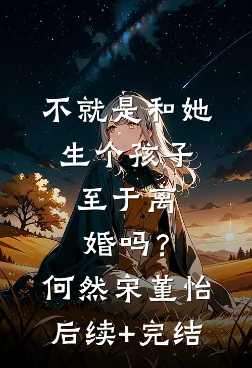 不就是和她生个孩子，至于离婚吗？何然宋堇怡后续+完结