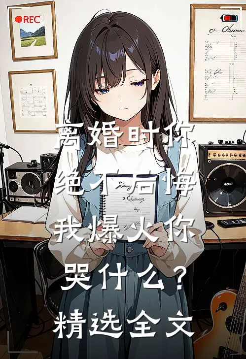 离婚时你绝不后悔，我爆火你哭什么？精选全文