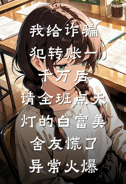 我给诈骗犯转账一千万后，请全班点天灯的白富美舍友慌了异常火爆