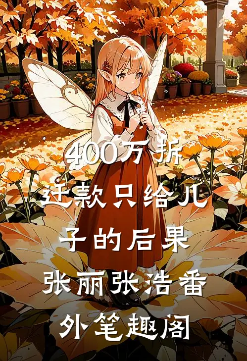 400万拆迁款只给儿子的后果：张丽张浩番外笔趣阁