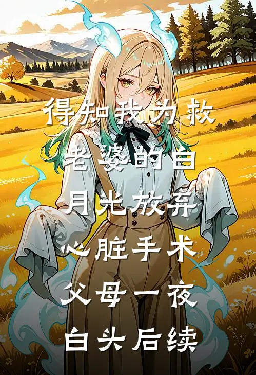 得知我为救老婆的白月光放弃心脏手术，父母一夜白头后续
