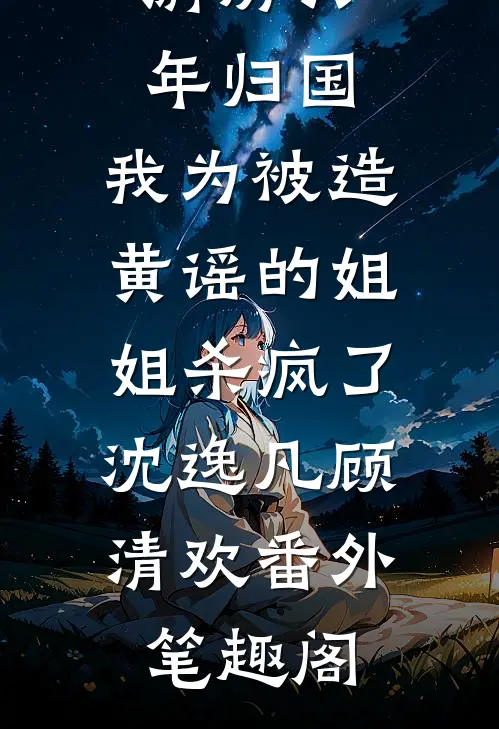 游历六年归国，我为被造黄谣的姐姐杀疯了：沈逸凡顾清欢番外笔趣阁