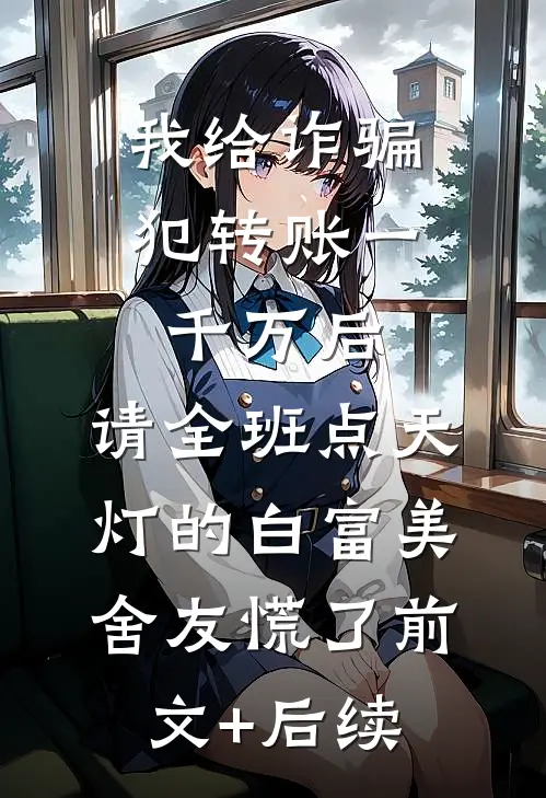 我给诈骗犯转账一千万后，请全班点天灯的白富美舍友慌了前文+后续