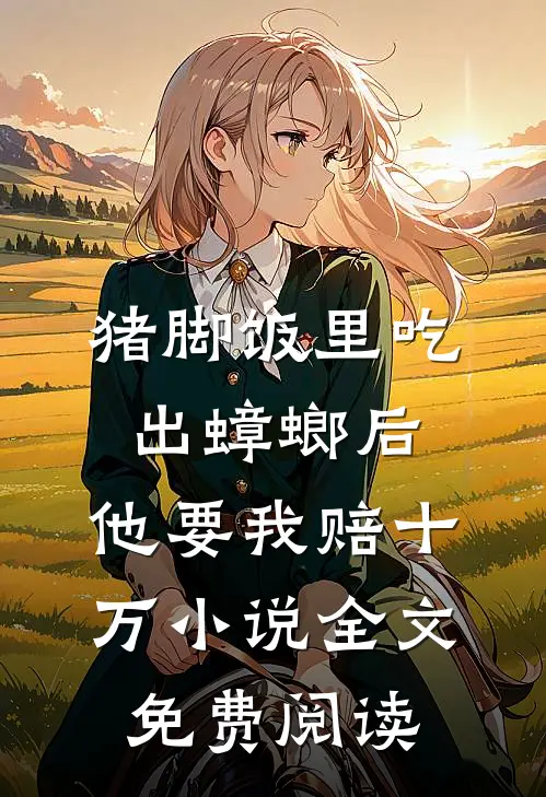 猪脚饭里吃出蟑螂后，他要我赔十万小说全文免费阅读