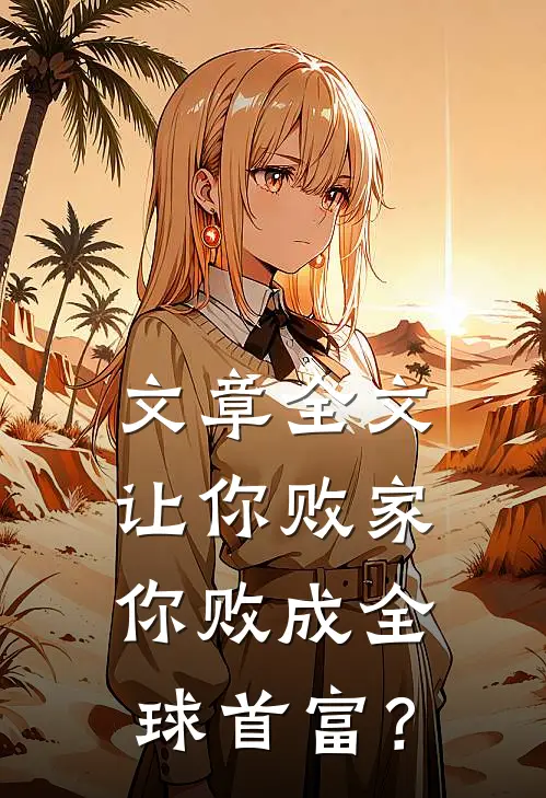 文章全文让你败家，你败成全球首富？